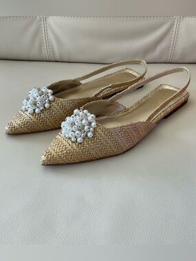 Lilly Pulitzer Brit Slingback, Size 8.5